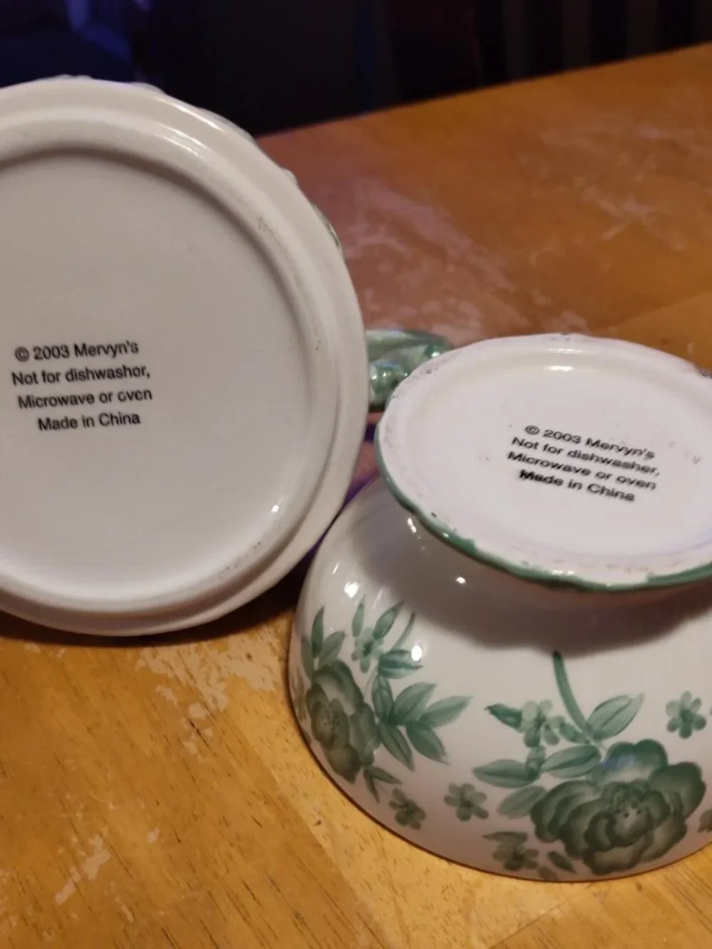 porcelain teapot-on-cup set SHIPS FREE
